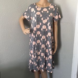 LuLaRoe Minnie Mouse Print Dress